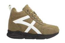 Load image into Gallery viewer, CALTO - S22782 - 3.6 Inches Taller (Khaki/White) - Hiking Style Boots