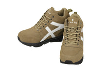 Load image into Gallery viewer, CALTO - S22782 - 3.6 Inches Taller (Khaki/White) - Hiking Style Boots