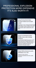 Load image into Gallery viewer, 120D New upgrade Tempered Glass For iPhone 14 13 12 7 8 Plus Mini XR X XS Screen Protector For Iphone 14 13 12 11 Pro Max Glass Anti-Scratch HD Tempered Glass Screen Protector