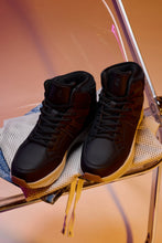 Load image into Gallery viewer, CALTO - S23411 - 3.2 Inches Taller (Black/Grey Sole) - High-Top Height-Boosting Sneaker