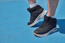 Load image into Gallery viewer, CALTO - S23411 - 3.2 Inches Taller (Black/Grey Sole) - High-Top Height-Boosting Sneaker