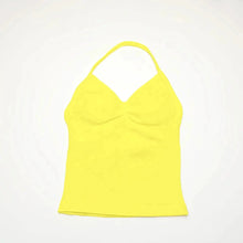 Load image into Gallery viewer, NCLAGEN Impact Longline Strappy Top Sports Yoga Vest Women's Fitness Tank Top Gym Beautiful Open Back Bra Running Workout Halter