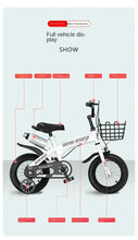 Load image into Gallery viewer, Children's Bicycles for Boys Aged 3-10 Years Old Children Girls Children's Bicycles with Flashing Auxiliary Wheels