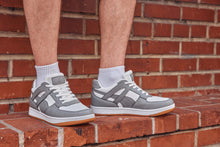 Load image into Gallery viewer, CALTO - S2532 - 2.2 Inches Taller (Grey/White) with Gum Sole - Contemporary Casual Sneaker