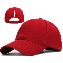 Load image into Gallery viewer, Women’s High-Ponytail Baseball Cap