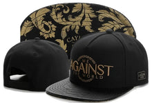 Load image into Gallery viewer, Skull Hand Snapback Hat – Flat Bill Adjustable Baseball Cap