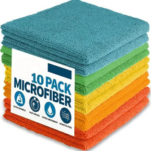 Load image into Gallery viewer, 5/10/20pcs Kitchen Towel, Ultra-fine Fiber Light Gray Cleaning Cloth Set, Absorbent, Soft And Stain-removing Cloth