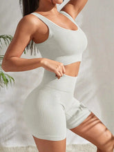 Load image into Gallery viewer, Women's Seamless Ribbed Yoga Set