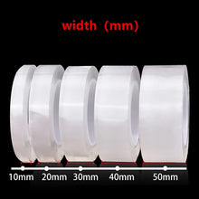Load image into Gallery viewer, 1/3/5m Nano Tape Double-Sided Adhesive Tape Traceless Waterproof Tape For Bathroom Kitchen Sink Tap Gel Sticker