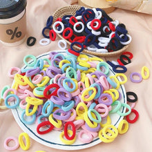 Load image into Gallery viewer, 20/50pcs Kids Elastic Hair Bands Girls Sweets Scrunchie Rubber Band for Children Hair Ties Clips Headband Baby Hair Accessories