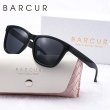 Load image into Gallery viewer, BARCUR Fashion Energetic Polarized Sunglasses for Women – Transparent Lightweight PC Frame Oval UV400 Protection Ladies Holiday Sun Glasses with Stylish Mirror Lens and Elegant White Gift Box – Perfect for Travel Beach & Summer Outings