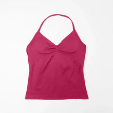 Load image into Gallery viewer, NCLAGEN Impact Longline Strappy Top Sports Yoga Vest Women's Fitness Tank Top Gym Beautiful Open Back Bra Running Workout Halter