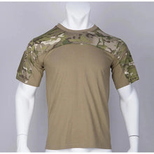 Load image into Gallery viewer, Mens Camouflage Shirts Tees Tactical Combat Shirt Hunting Clothes Tops Workout Clothing Outdoor Breathable Camo T Shirt