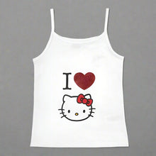 Load image into Gallery viewer, Y2K Hello Kitty Crop Top – Emo Girls Vintage Punk Tank