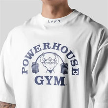 Load image into Gallery viewer, Men's Cotton Gym T-Shirt - Loose Bodybuilding & Running Tee