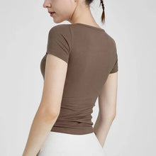 Load image into Gallery viewer, Breathable & Comfortable Yoga Shirts