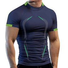 Load image into Gallery viewer, New Summer Gym Breathable T Shirt Men Quick Drying Jogging TShirt Men Training Tees Fitness Tops Running T-shirt
