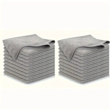Load image into Gallery viewer, 5/10/20pcs Kitchen Towel, Ultra-fine Fiber Light Gray Cleaning Cloth Set, Absorbent, Soft And Stain-removing Cloth