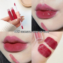 Load image into Gallery viewer, Double End Lip Glaze Full Gloss Mirror And Matte Velvet Long Term Color And Moisture Lip Gloss Anti Stain Cosmetic Lip Glaze