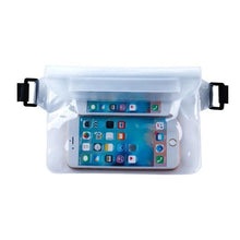 Load image into Gallery viewer, Waterproof Waist Bag Screen Touchable Phone Bag With Adjustable Belt 3 Layers High Waterproof Sealing Swimming Bag Large Size Transparent Underwater Protection Bag For iPhone Mobile Phone Pouch