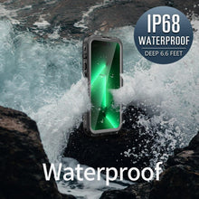 Load image into Gallery viewer, Waterproof Case For iPhone 14 Pro Max 14 Pro iPhone 13 Pro Max Protector Full Body Protective Dustproof Magnetic Phone Case Waterproof 360 Degree All-Round Protection with Built-in Screen Protector Outdoor Transparent Shockproof Case