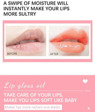Load image into Gallery viewer, Moisturizing Lip Balm Oil - Plumping Exfoliating Lip Gloss