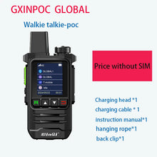 Load image into Gallery viewer, BINQI-K6 GXINPOC Platform Global -4G POC walkie talkie, 5000kilometers remote , global policecivilian fleet walkie talkie(free)