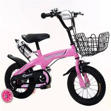 Load image into Gallery viewer, Children's Bicycles for Boys Aged 3-10 Years Old Children Girls Children's Bicycles with Flashing Auxiliary Wheels