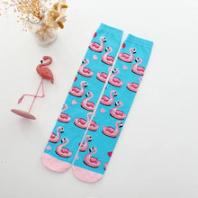 Load image into Gallery viewer, Colorful Embroidered Knee High Socks for Girls