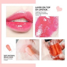 Load image into Gallery viewer, Moisturizing Lip Balm Oil - Plumping Exfoliating Lip Gloss