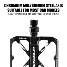Load image into Gallery viewer, Lightweight Design Easy To Ride Bicycle Pedals Aluminum Alloy Material Suitable for Road Cycling Waterproof and Anti Slip