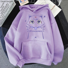 Load image into Gallery viewer, Genshin Impact Scaramouche Cat Hoodie