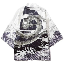 Load image into Gallery viewer, 🐉 Summer Japanese Style Anime Dragon Print Haori Yukata