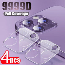 Load image into Gallery viewer, 4Pcs Full Cover Protective Glass for Iphone 14 11 12 13 Pro XS Max Camera Protector for Iphone X 11pro Max 12 13 Mini Lens films Glass Camera Lens Protector For iPhone