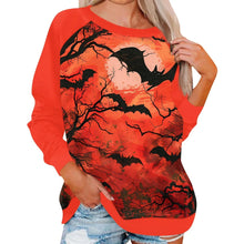 Load image into Gallery viewer, 🎃 Vintage Pumpkin Print Long Sleeve T-Shirt – Harajuku Halloween Graphic Tee