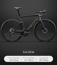 Load image into Gallery viewer, 2025 New Ultra-Light Carbon Fiber Road Bike Fast Racing Bicycle with Hydraulic Disc Brakes 16/24-Speed Gear Shift Drop Handlebar