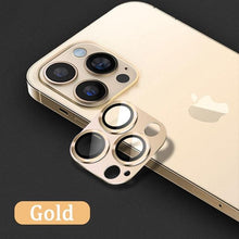 Load image into Gallery viewer, Camera Lens Protector on For iPhone 14 13 12 Pro Max 13Mini Tempered Glass For iPhone 11 13 14 Pro 14Plus Metal Camera Protector Camera Film Protective Lens Case