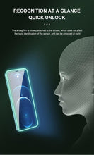 Load image into Gallery viewer, 2Pcs Luminous Protective Glass For iPhone 14 13 12 11 Pro Max X XR XS Screen Protector For 7 8 6 Plus SE3 Glowing Tempered Glass Luminous Glowing Tempered Glass Screen Protector for iPhone