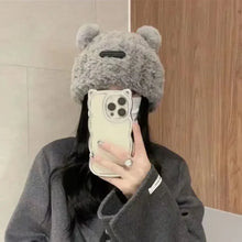 Load image into Gallery viewer, Letter Bear Ears Knitted Woolen Hat – Cute Cat-Ears Beanie for Women