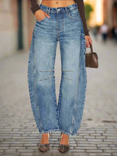 Load image into Gallery viewer, Women’s Elastic Waist High Waisted Jeans