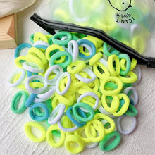 Load image into Gallery viewer, 20/50pcs Kids Elastic Hair Bands Girls Sweets Scrunchie Rubber Band for Children Hair Ties Clips Headband Baby Hair Accessories