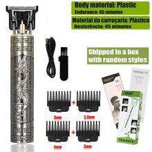 Load image into Gallery viewer, T9 Hair Clipper Repair Beard Shaving Body Hair Trimmer Clippers Electric Machine Men Haircut Machine 0mm Barber Shaver