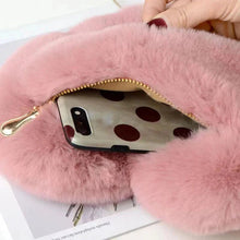Load image into Gallery viewer, Fashion Women's Heart Shaped Handbags Cute Faux Fur Crossbody Bags Lady Soft Plush Chain Shoulder Bag Shopper Totes