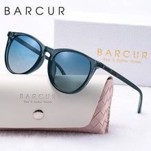 Load image into Gallery viewer, BARCUR Pink Fashion Round Sunglasses for Women – Polarized Comfortable UV400 Mirror Lense Lightweight PC Frame for Summer Travel Vacation & Holiday – Trendy Girls’ Gift Idea with Sweet Style