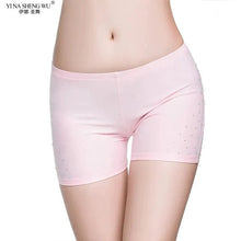 Load image into Gallery viewer, Belly Dance Safety Shorts Women's Belly Dance Clothes Leggings Tight-fitting Stretch Safety Pants with Diamonds Short Pants