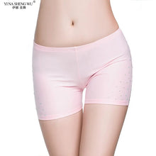 Load image into Gallery viewer, Belly Dance Safety Shorts Women's Belly Dance Clothes Leggings Tight-fitting Stretch Safety Pants with Diamonds Short Pants