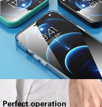Load image into Gallery viewer, 4Pcs Full Cover Protection Glass On the For iPhone 13 12 11 14 Pro Screen Protector For iPhone 6s 7 8 Plus 5s 14 XR XS MAX Glass Case-Friendly Transparent Tempered Glass Screen Protector