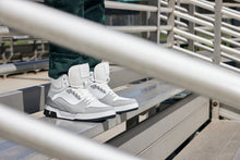 Load image into Gallery viewer, CALTO - S4751 - 3 Inches Taller (White/Grey) - High Top Sneakers