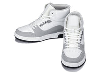 Load image into Gallery viewer, CALTO - S4751 - 3 Inches Taller (White/Grey) - High Top Sneakers