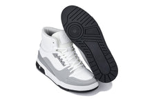Load image into Gallery viewer, CALTO - S4751 - 3 Inches Taller (White/Grey) - High Top Sneakers